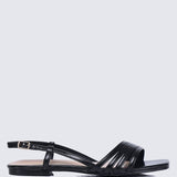 Elsie Comfy Sandals In BlackShoes - myballerine