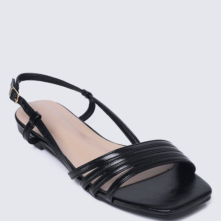 Elsie Comfy Sandals In BlackShoes - myballerine