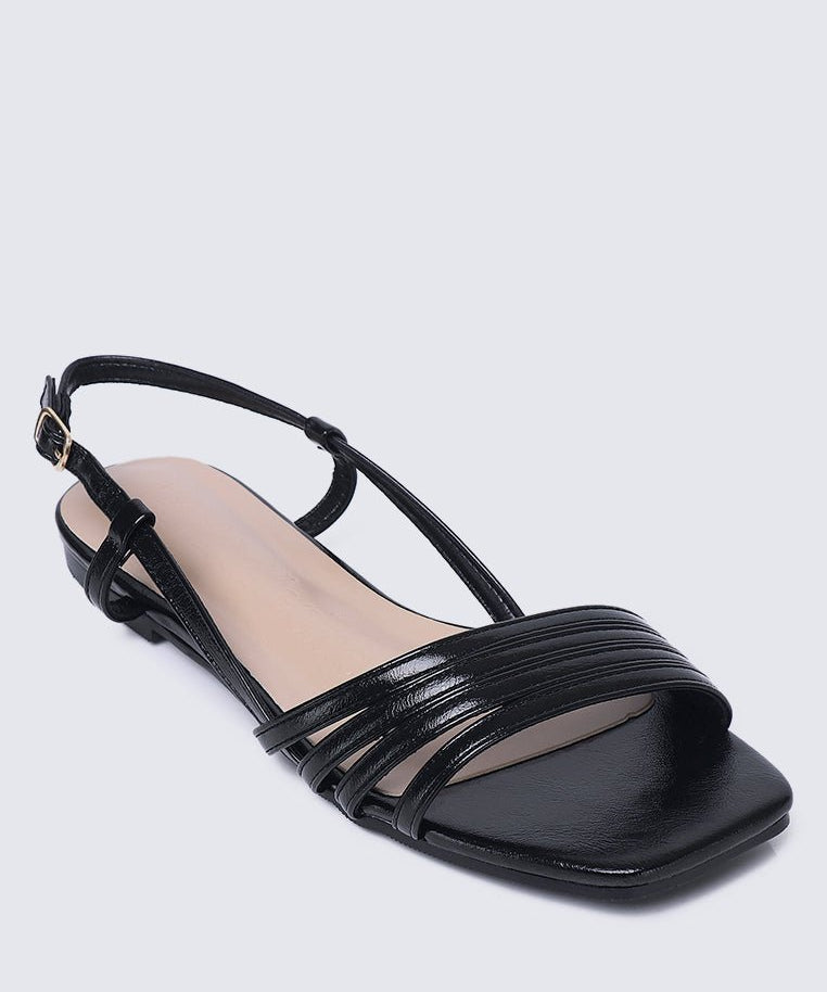 Elsie Comfy Sandals In BlackShoes - myballerine