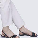 Elsie Comfy Sandals In BlackShoes - myballerine
