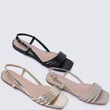 Elsie Comfy Sandals In BlackShoes - myballerine