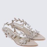 Elysian Comfy Heels In BeigeHeels - myballerine