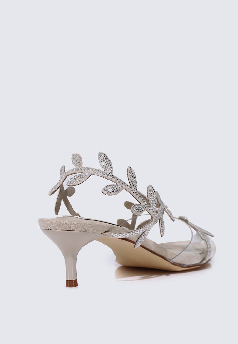 Elysian Comfy Heels In BeigeHeels - myballerine