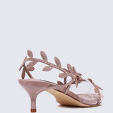 Elysian Comfy Heels In Nude PinkHeels - myballerine