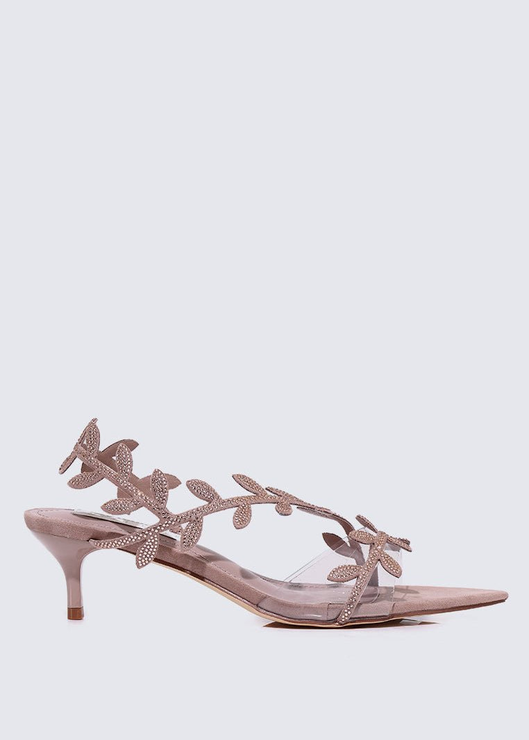 Elysian Comfy Heels In Nude PinkHeels - myballerine