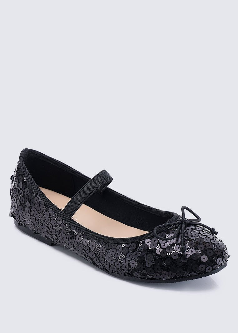 Emerson Comfy Ballerina In BlackShoes - myballerine