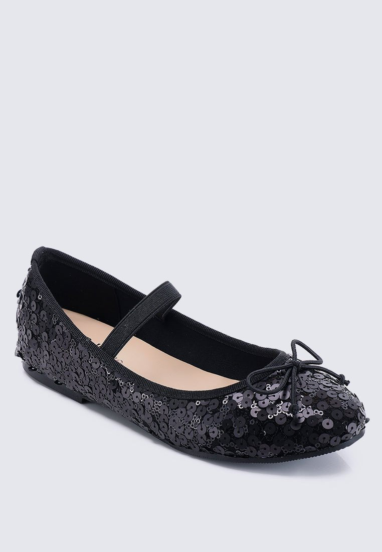 Emerson Comfy Ballerina In BlackShoes - myballerine