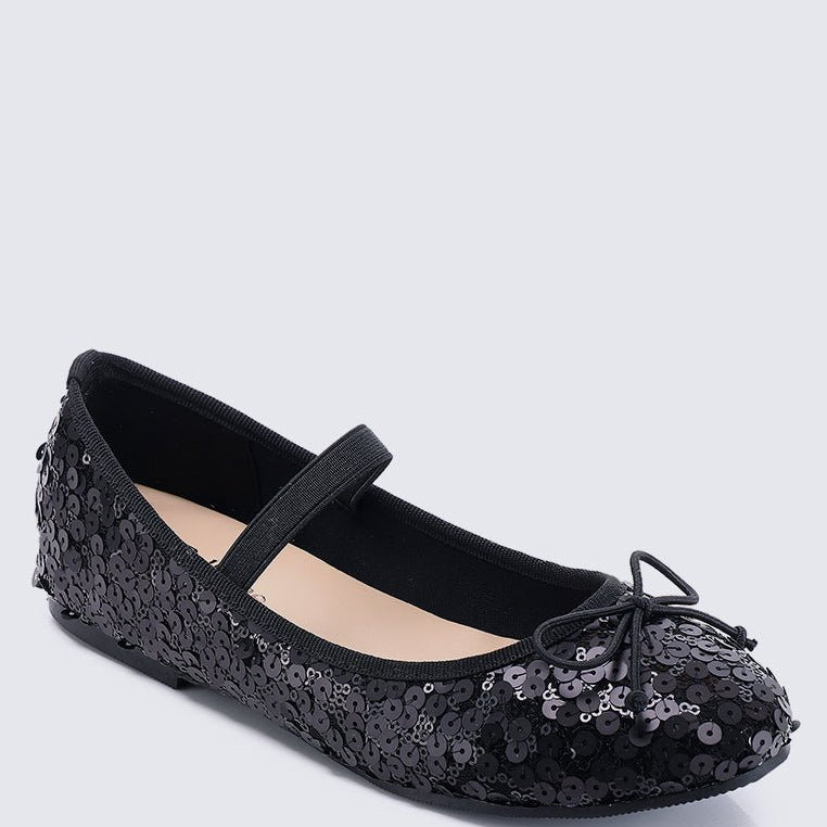 Emerson Comfy Ballerina In BlackShoes - myballerine
