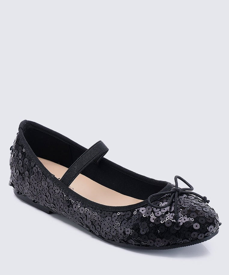 Emerson Comfy Ballerina In BlackShoes - myballerine