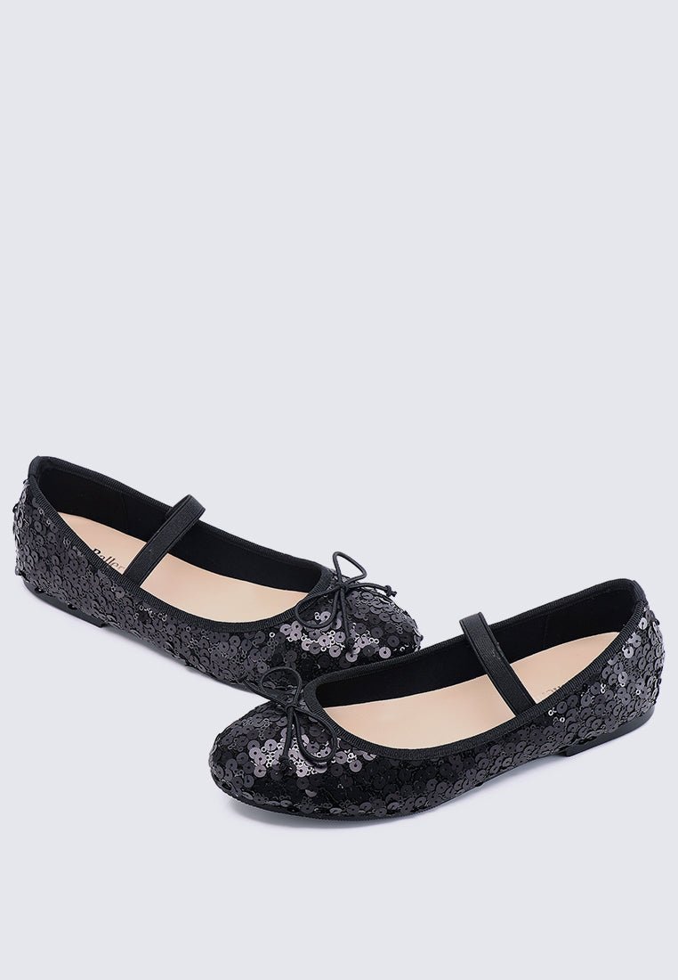 Emerson Comfy Ballerina In BlackShoes - myballerine