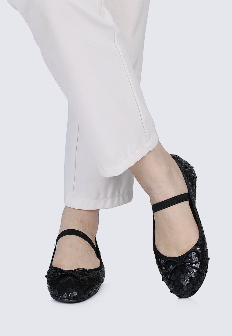 Emerson Comfy Ballerina In BlackShoes - myballerine