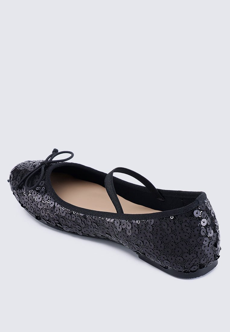 Emerson Comfy Ballerina In BlackShoes - myballerine