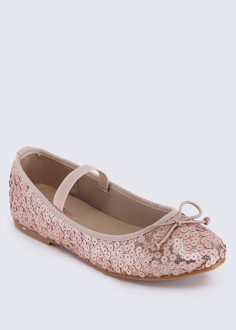 Emerson Comfy Ballerina In ChampagneShoes - myballerine