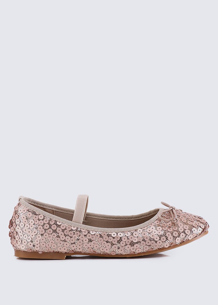 Emerson Comfy Ballerina In ChampagneShoes - myballerine