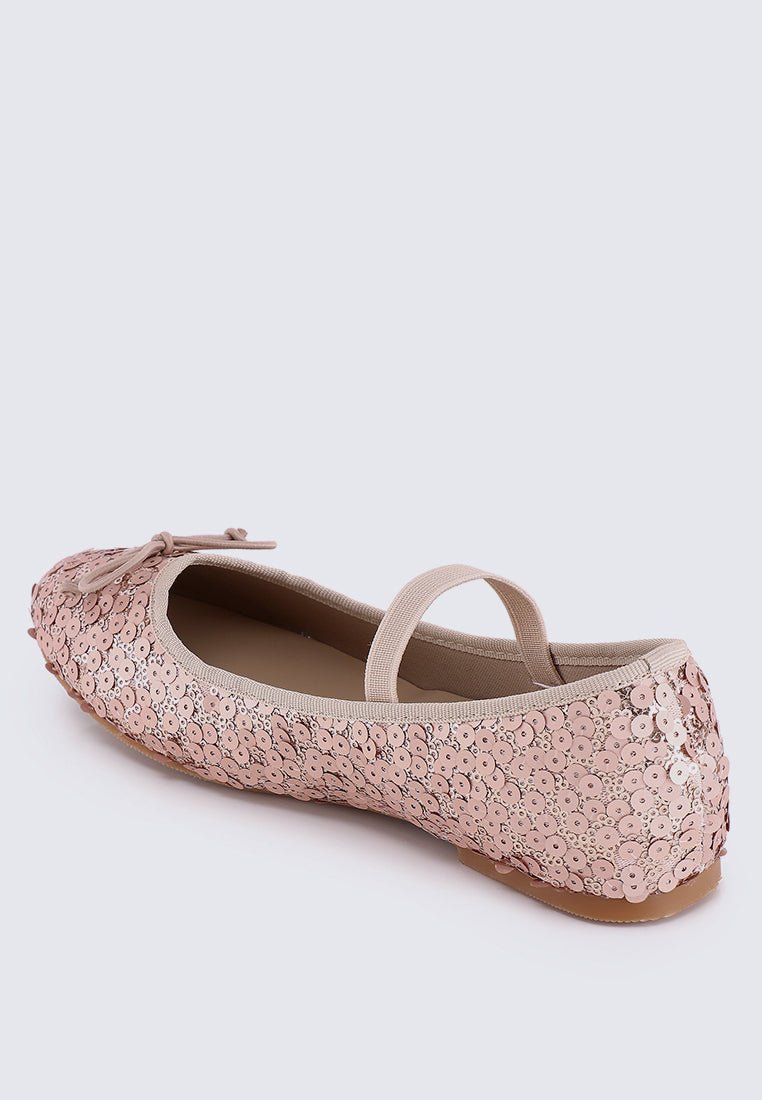 Emerson Comfy Ballerina In ChampagneShoes - myballerine