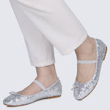 Emerson Comfy Ballerina In SilverBallerina - myballerine