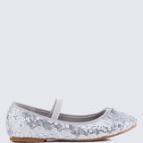 Emerson Comfy Ballerina In SilverShoes - myballerine