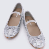 Emerson Comfy Ballerina In SilverShoes - myballerine
