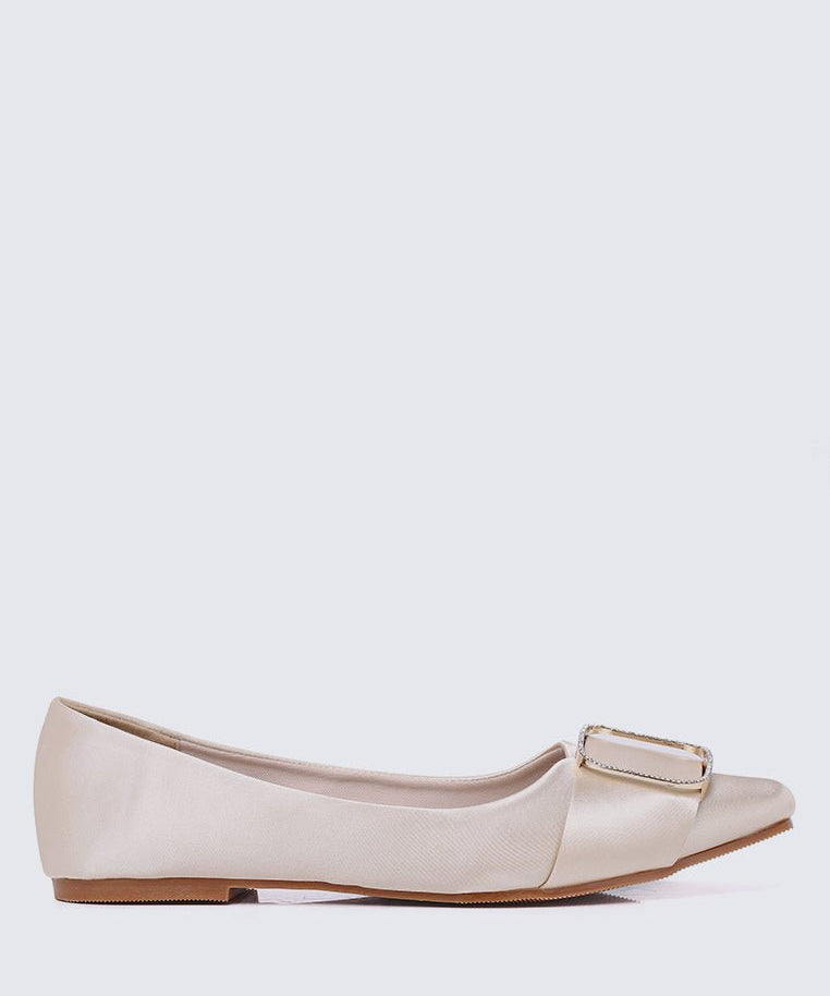 Emilie Comfy Ballerina In Beige - myballerine