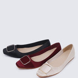 Emilie Comfy Ballerina In Beige - myballerine