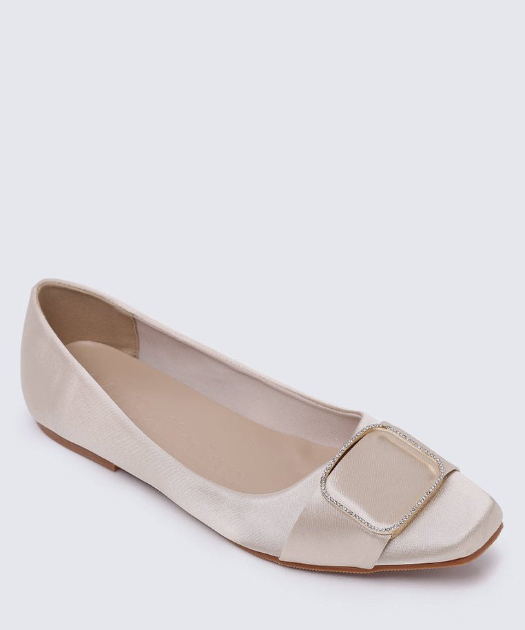 Emilie Comfy Ballerina In Beige - myballerine