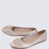 Emilie Comfy Ballerina In Beige - myballerine