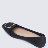 Emilie Comfy Ballerina In Black - myballerine
