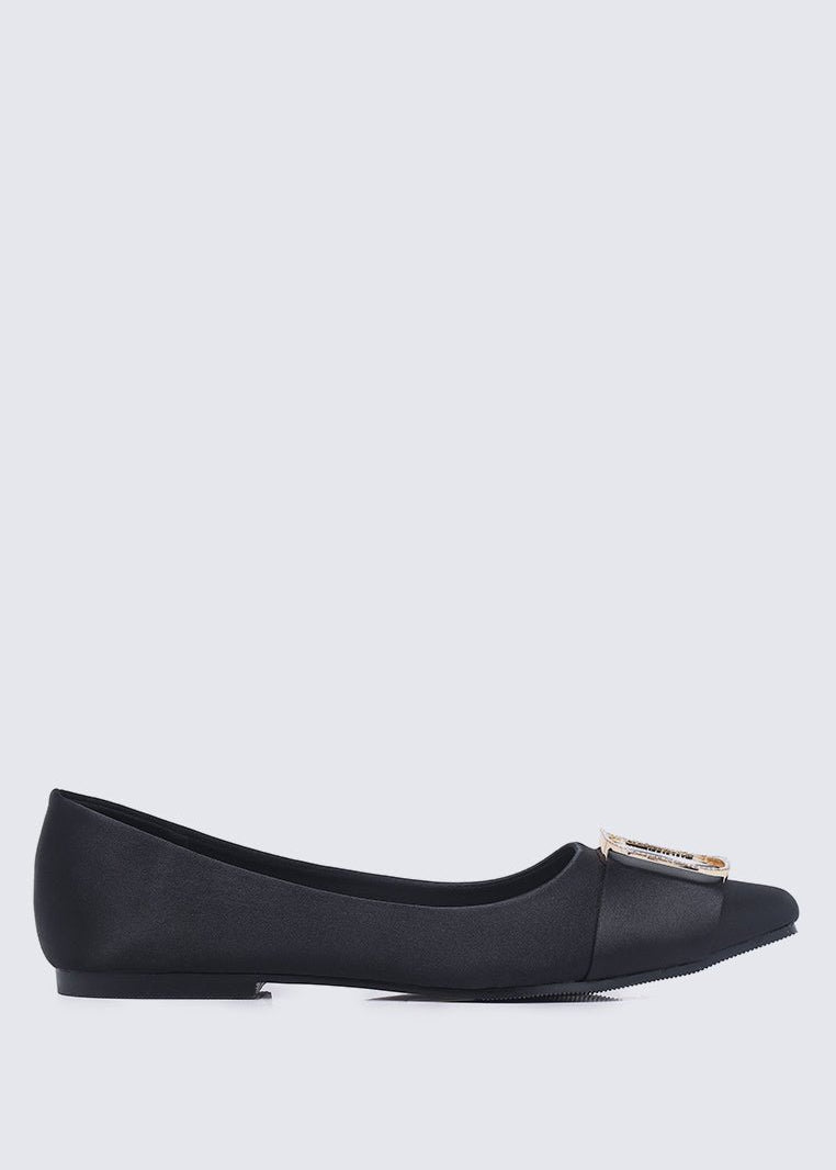Emilie Comfy Ballerina In Black - myballerine