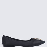 Emilie Comfy Ballerina In Black - myballerine