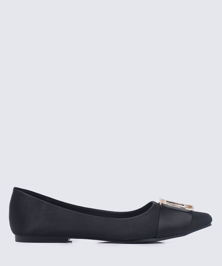 Emilie Comfy Ballerina In Black - myballerine