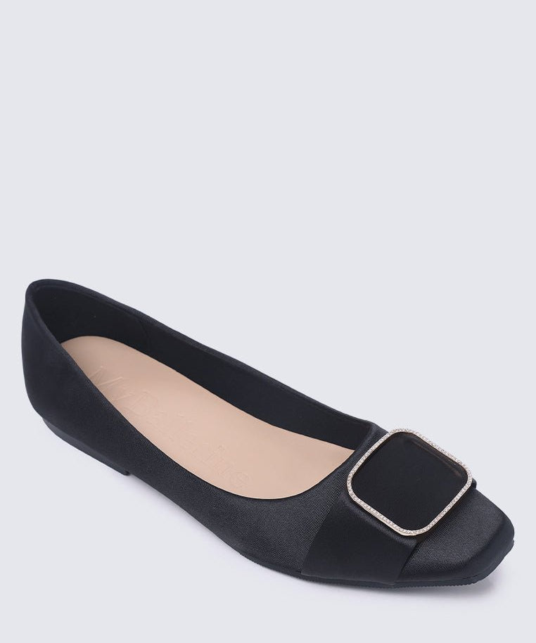 Emilie Comfy Ballerina In Black - myballerine