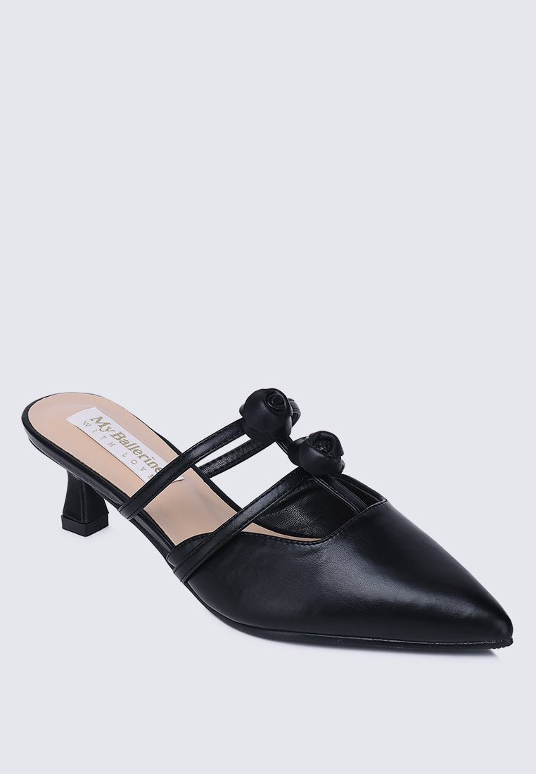 Enchantée Comfy Heels In BlackHeels - myballerine