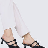 Enchant??e Comfy Heels In BlackShoes - myballerine
