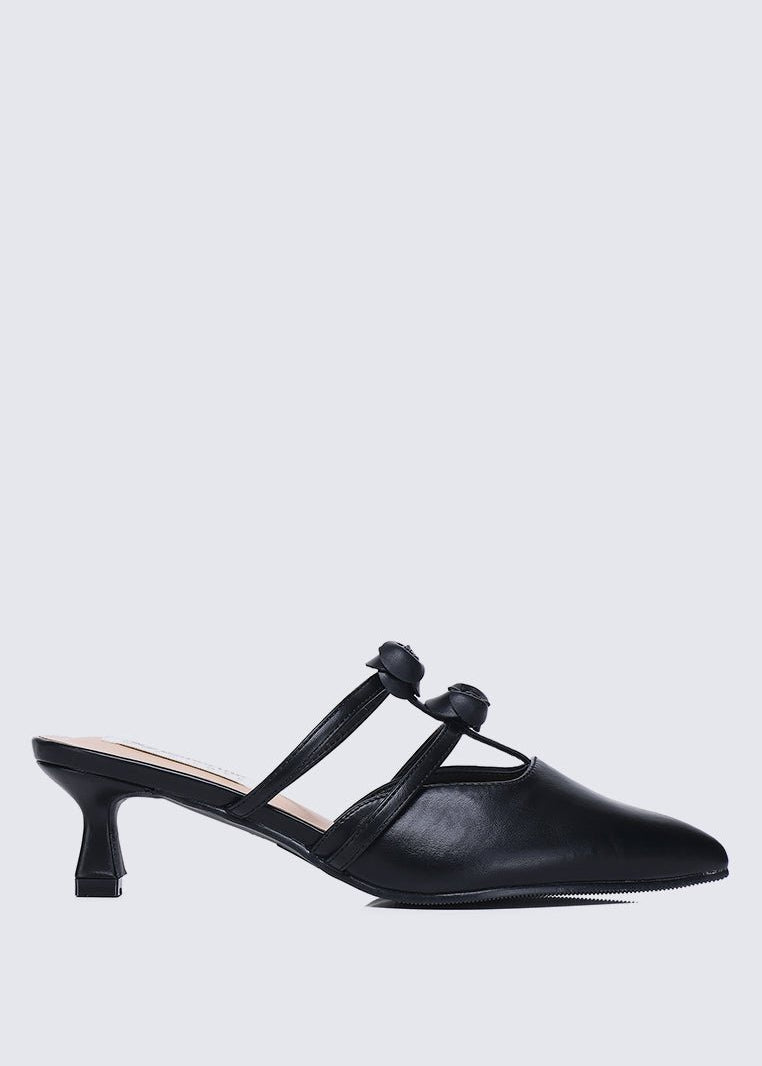 Enchant??e Comfy Heels In BlackShoes - myballerine