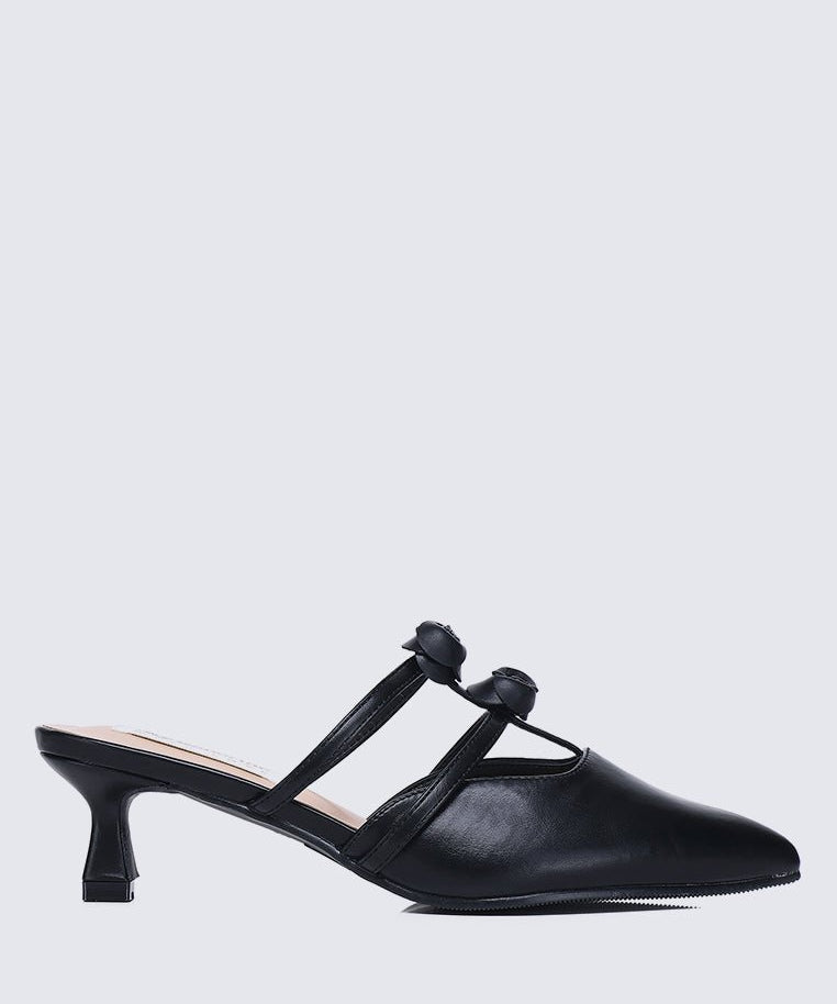 Enchant??e Comfy Heels In BlackShoes - myballerine