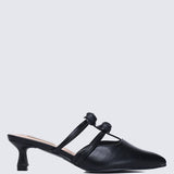 Enchant??e Comfy Heels In BlackShoes - myballerine