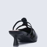 Enchant??e Comfy Heels In BlackShoes - myballerine