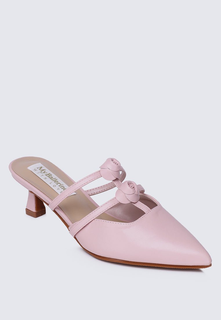 Enchantée Comfy Heels In PinkHeels - myballerine