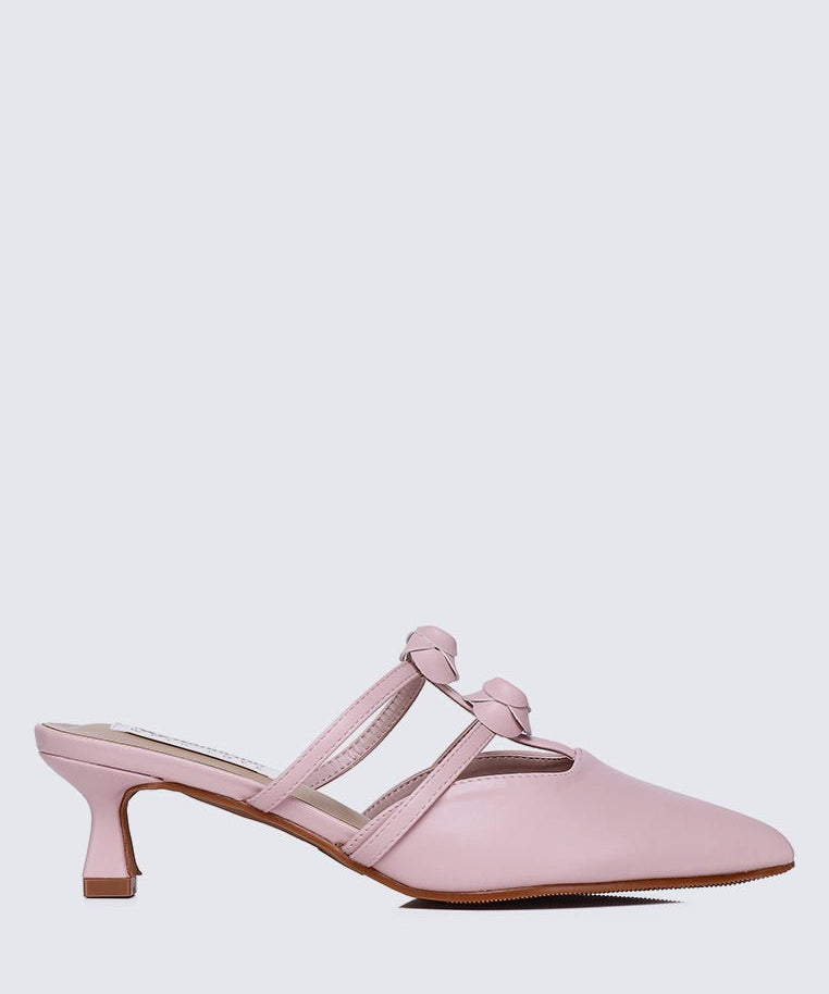 Enchant??e Comfy Heels In PinkShoes - myballerine
