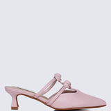 Enchant??e Comfy Heels In PinkShoes - myballerine