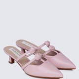 Enchant??e Comfy Heels In PinkShoes - myballerine
