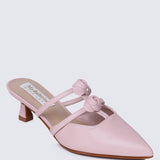 Enchant??e Comfy Heels In PinkShoes - myballerine