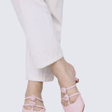 Enchant??e Comfy Heels In PinkShoes - myballerine