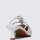 Enchantée Comfy Heels In WhiteHeels - myballerine