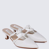 Enchant??e Comfy Heels In WhiteShoes - myballerine