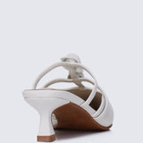 Enchant??e Comfy Heels In WhiteShoes - myballerine