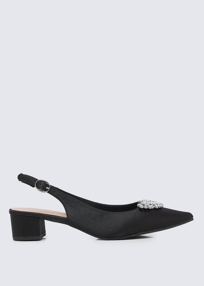 Esme Comfy Heels In Black - myballerine