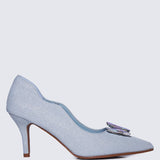 Fairytale Fantasy Comfy Pumps In Blue - myballerine