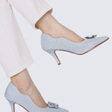 Fairytale Fantasy Comfy Pumps In Blue - myballerine