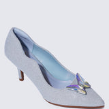 Fairytale Fantasy Comfy Pumps In Blue - myballerine